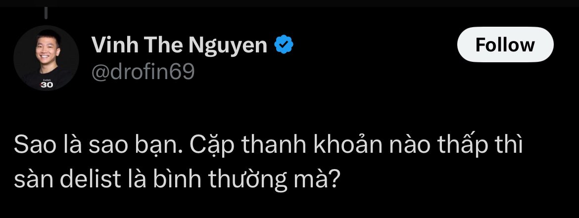 Là một người yêu mến C98 từ ngày đầu tiên cho đến tuần trước, nên tôi rất quan tâm đến điều này, hôm qua hỏi mà ko thấy CEO trả lời nên hôm nay mạo muội hỏi tiếp
Bạn <a href="/drofin69/">Vinh The Nguyen</a> có thể trả lời câu hỏi tút bên dưới dc ko ạ