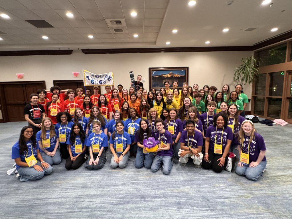 Hebron Troupe 6069 is BRINGING THE WOOD to Texas Thespian’s State Festival! #hpnd #texasthespians #hebrontheatre
