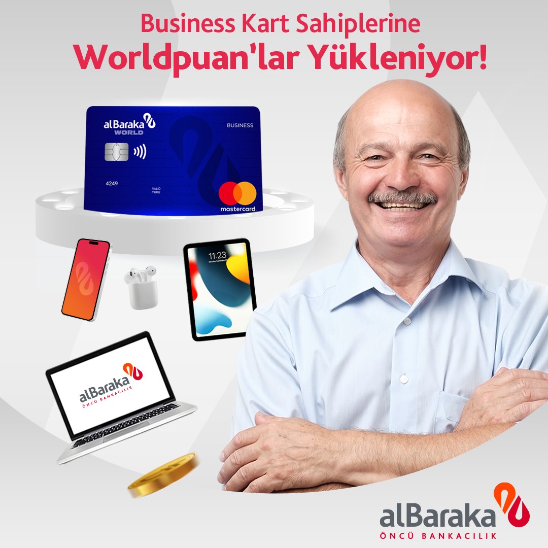 Business Kart ile Elektronik Ürün Harcamalarınıza Worldpuan Hediye!

Business kartınızla elektronik ürün alışverişlerinizde 250 TL Worldpuan fırsatını kaçırmayın. 

Detaylı bilgi için web sitemizi ziyaret edebilirsiniz. 📍

#Albaraka #BusinessKart #ElektronikAlışveriş #Worldpuan