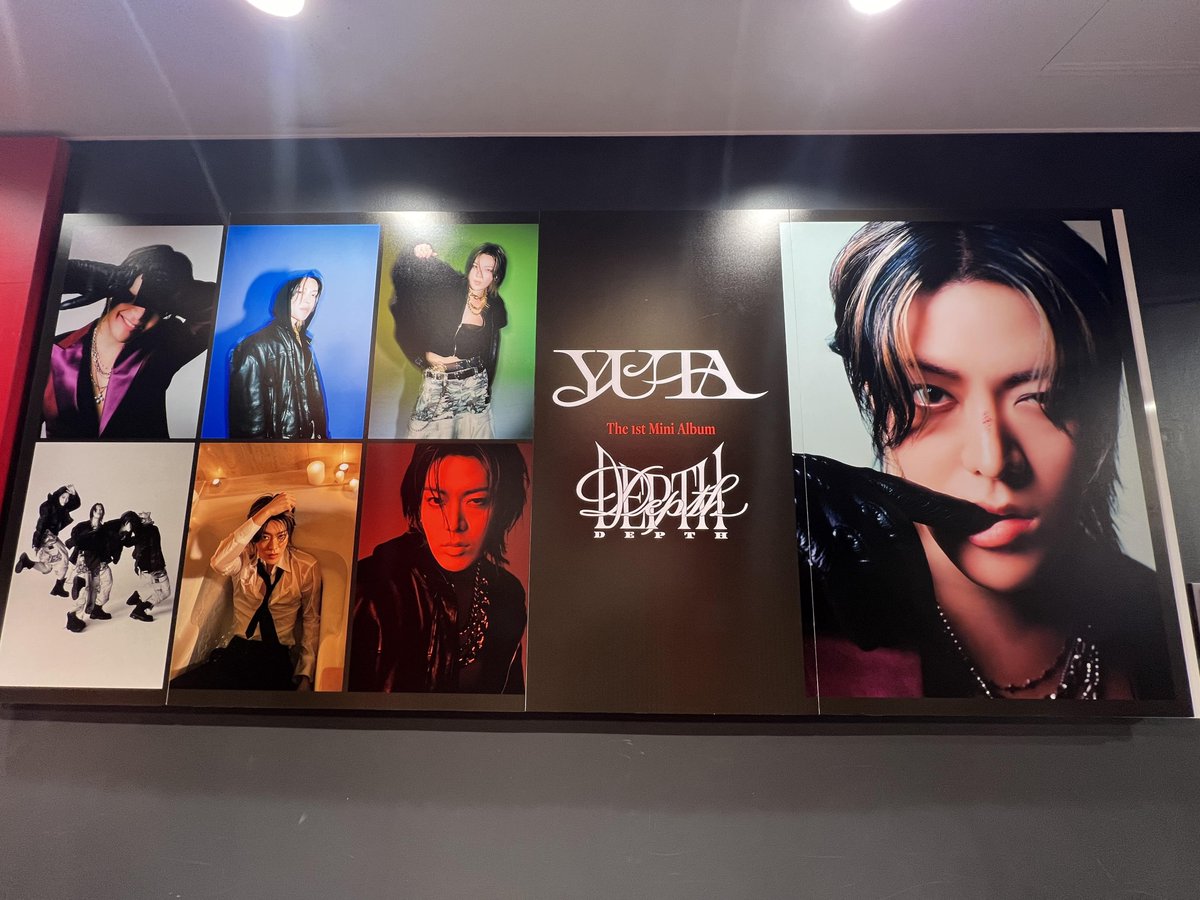 YUTA (#NCT127)】#タワ渋kpop 1st Mini Album『#Depth』 5Fにて販売中