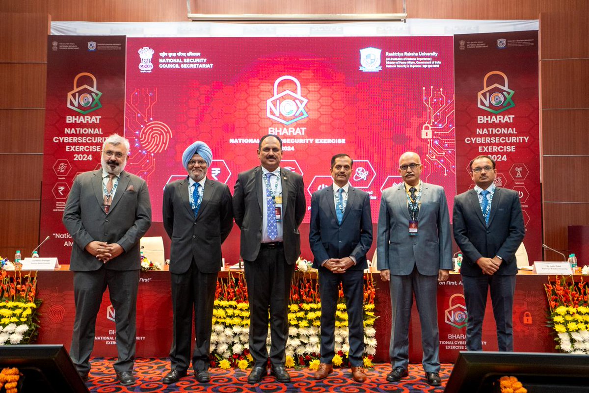 PIBAhmedabad's tweet image. ભારત NCX 2024 નું સત્તાવાર ઉદ્ઘાટન: સમગ્ર ભારતમાં સાયબર સંરક્ષણ અને વ્યૂહાત્મક નિર્ણય લેવાની પ્રક્રિયાને મજબૂત કરવી

વાંચો વિગતે: pib.gov.in/PressReleasePa…

#CyberDefence #CyberSecurity