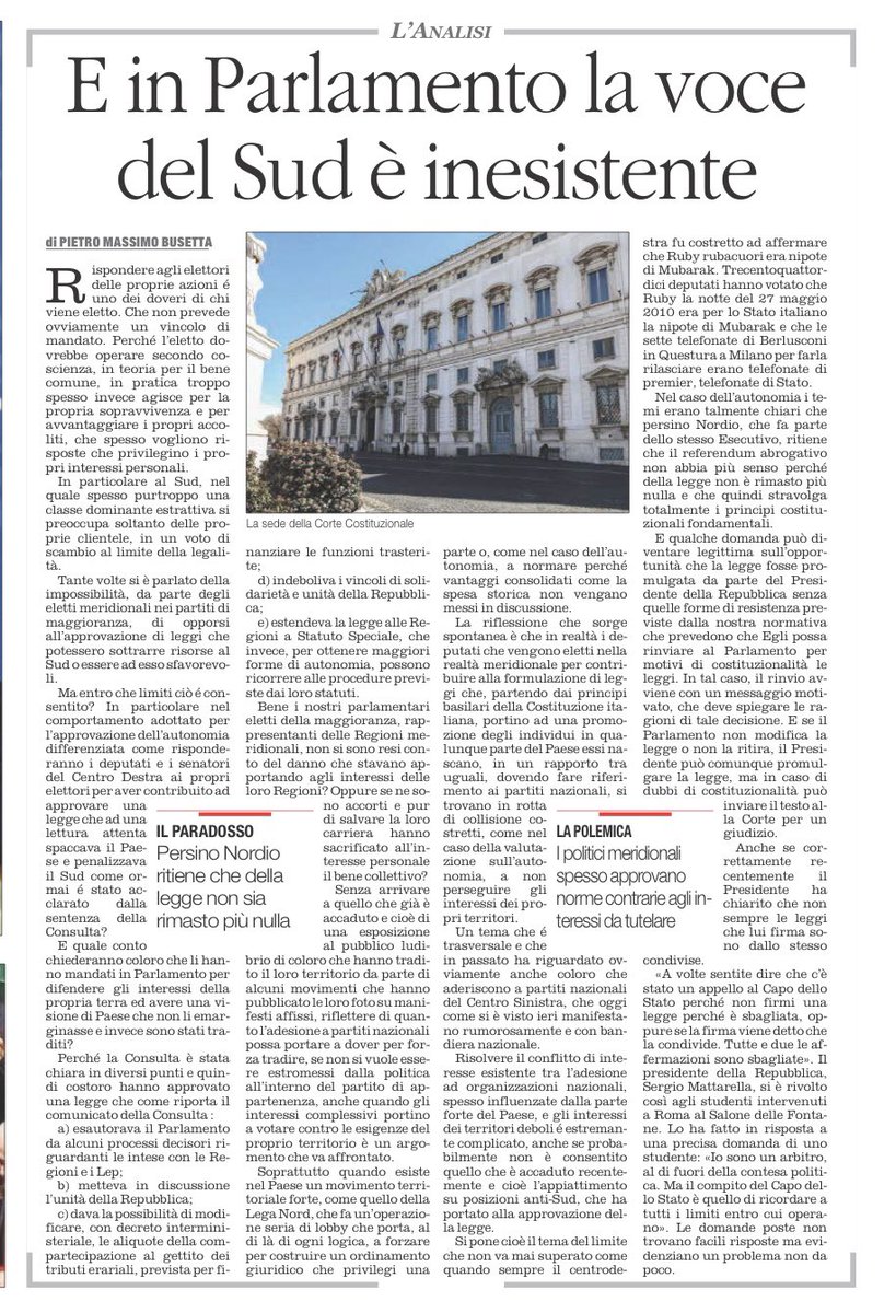 Troppi silenzi e troppe adesioni! Quando il Re è nudo e le logiche interessate sono chiare.