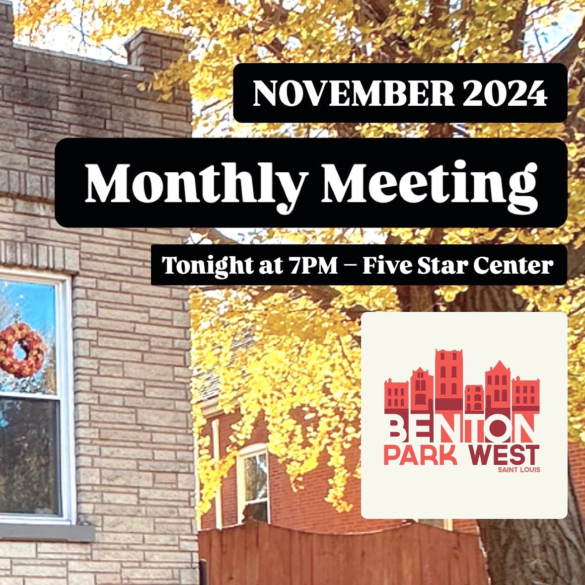 Meeting tonight 7PM — see you soon! 👋