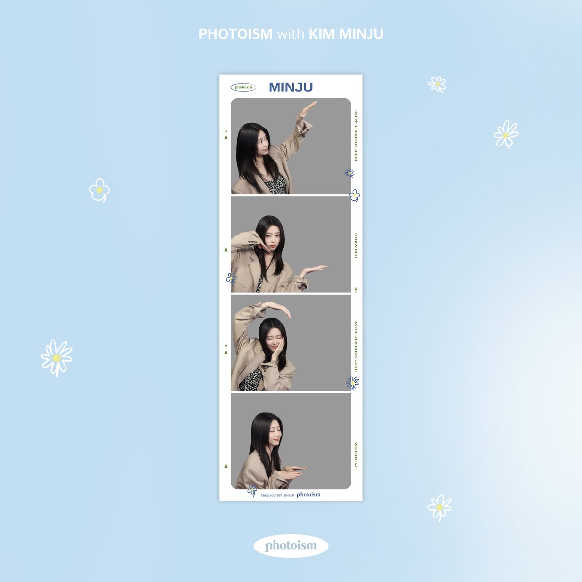 photoism_kr's tweet photo. PHOTOISM X 김민주
ARTIST FRAME OPEN !

헐 .. 여러분 .. 😥
저 보이스피싱 당했어요
갑자기 통장에서 전재산 빠져나가서 신고했는데

김민주라는 집단에서 체계적으로 빼갔다고 함 ;; 💦

다른 건 다 필요 없고 김민주의 진실된 사과 (따뜻한 포옹+눈물의 입맞춤) 원하고 있음요 .. 💫

여러분도 조심하세요 ! 💗

📆 11/23 - 12/6