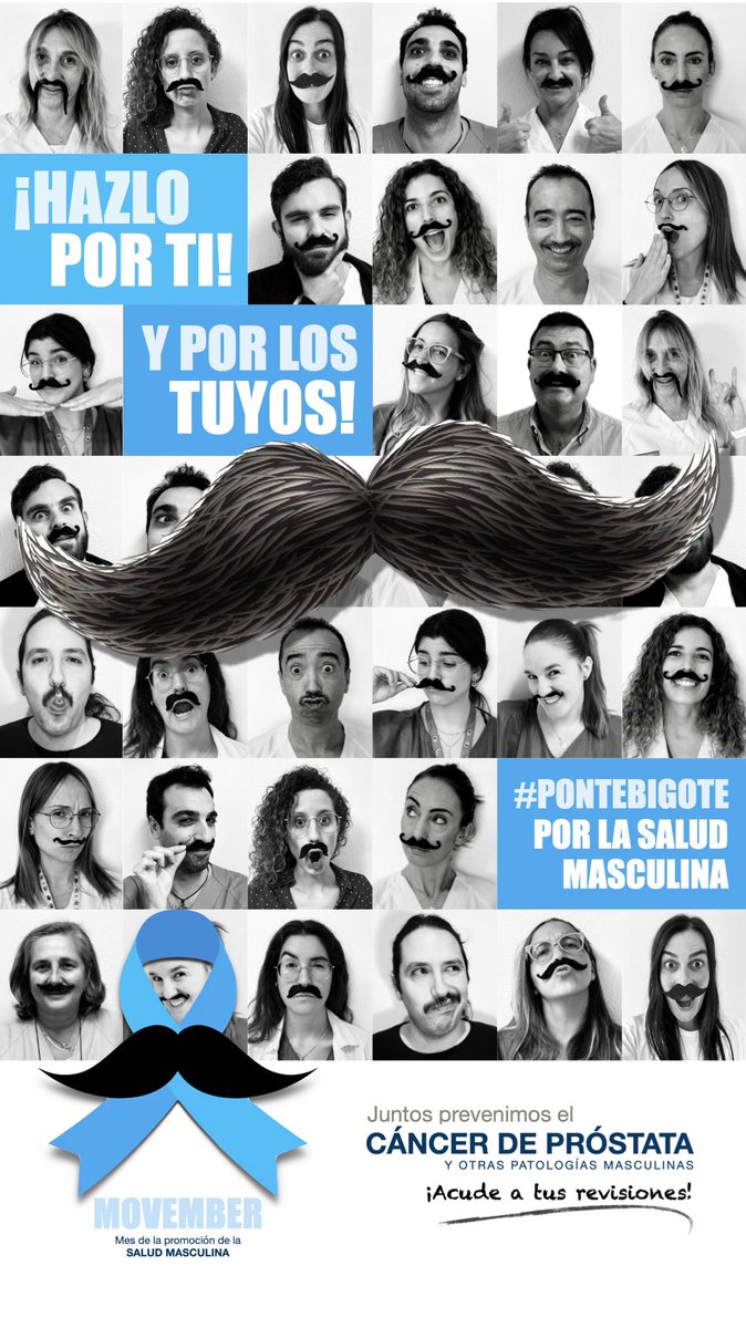 El servicio de urología se une al movimiento Movember.