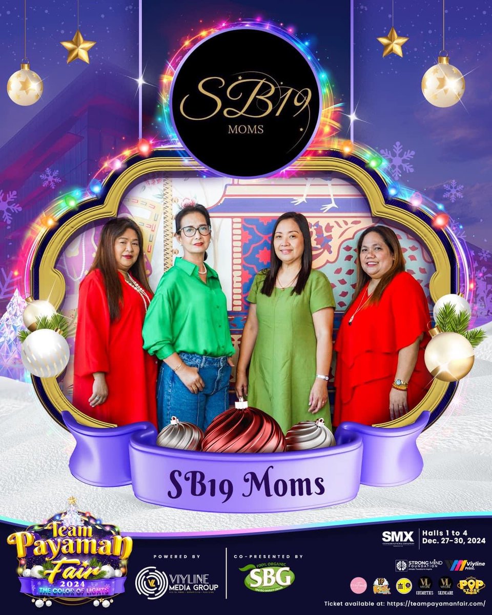 SB19MOMS's tweet photo. "We're in the zone, break! Hi, we are SB19 momshies!" π₯°
LET'S GO AGAIN! ππ»
#TeamPayamanFair2024 #TheColorOfLights #Kumukutikutitap #TaraPo #TaraNaPoUlit #TeamPayaman #VIYLineMediaGroup https://t.co/kBUbBTKqT6