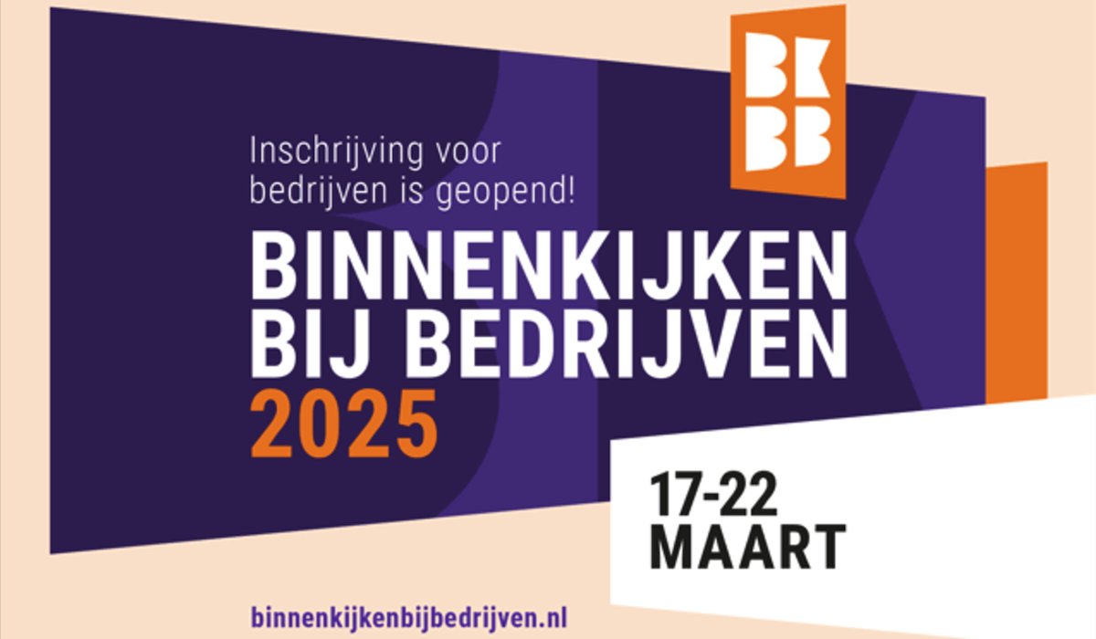 Van maandag 17 t/m zaterdag 22 maart 2025 zetten bedrijven in Midden-Holland hun deuren open voor binnenkijkers: werkzoekenden, carrièreswitchers of stagezoekers. Meld je bedrijf nu al aan!

opbr.nl/meld-je-aan-vo…
