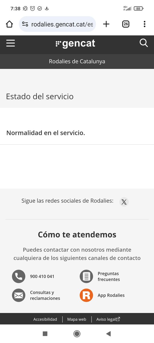 Parados <a href="/rod4cat/">R4 Rodalies 🤖</a> dirección Manresa. El maquinista nos ha dicho que es una incidencia de señalización. Información en los canales de comunicación de rodalies cero: ni Twitter,WhatsApp, ni gencat <a href="/retardsrodalies/">Retards Rodalies #ElTeuRetardDeCadaDia</a>