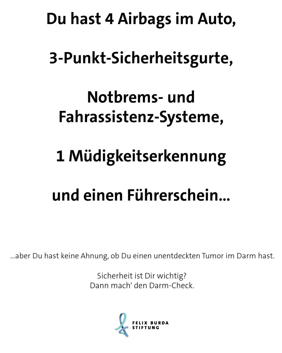 🚗  felix-burda-stiftung.de/darmcheck