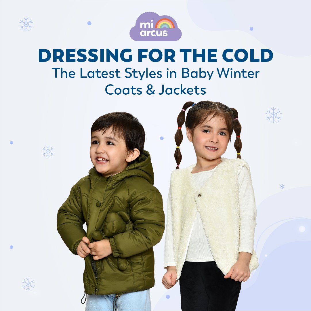 officialmiarcus's tweet photo. Dressing for the Cold: The Latest Styles in Baby Winter Coats &amp; Jackets

Read More: https://t.co/slCNS0aAfB

#MiArcus #MakingParenthoodJoyful #MiArcusBabyWorld #winterjackets  #kidswearindia  #AW24 #babyjacket #babycoat #kidsootd #sweaterweather https://t.co/43RodTSdPv
