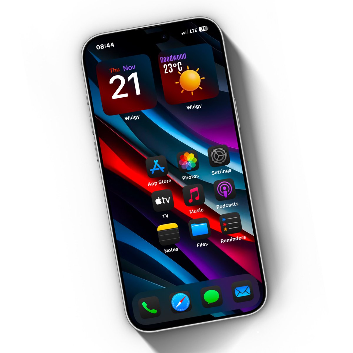 Venero_Antonio3's tweet image. Today’s setup 
#widgets and #Wallpaper by me 
#mockup by @screenshot_pro 
#ios18 #Apple #iPhone