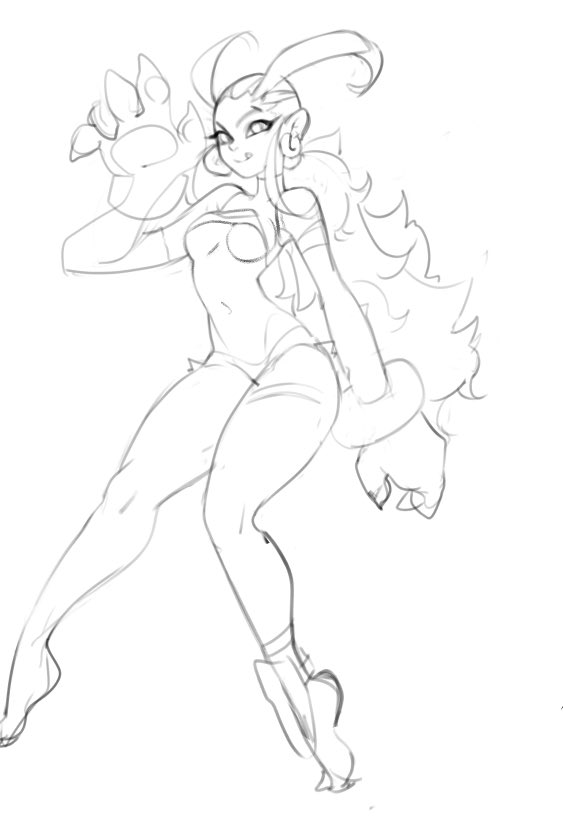 commission wip and oc doodlee