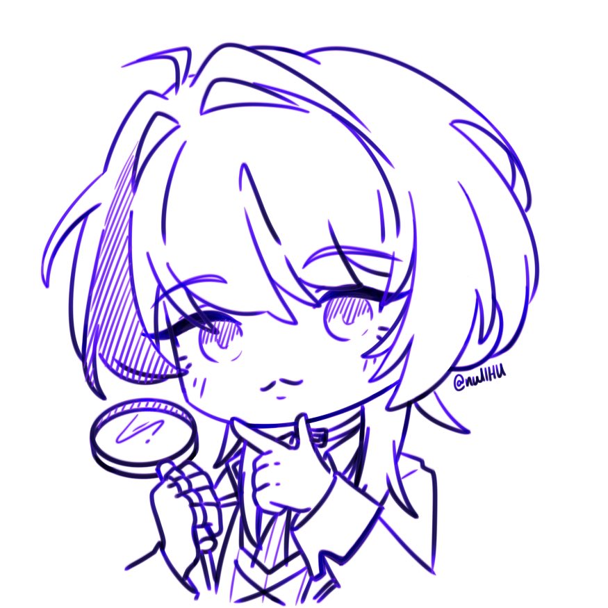 DILUC | Detective Vtuber tweet media