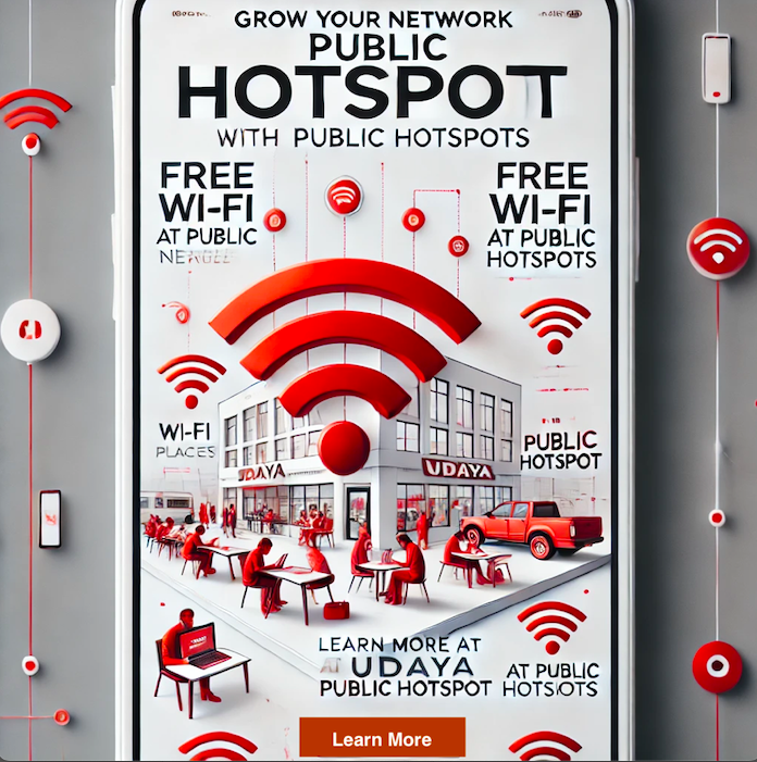 udayaWiFi's tweet photo. 🚀Turn Public Spaces into Powerful Opportunities!

#PublicHotspot #FreeWiFi #CustomerInsights #SmartConnectivity #UdayaWiFi #udaya https://t.co/4UNNHG74lT