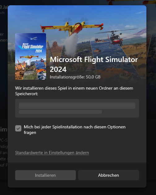 onlinedasein's tweet image. Anyone else not getting to choose the folder for the actual #msfs24 installer after release? Folder never shows up and "Install" button never ungreys. Pre-Install worked fine to c:\XboxGames\Limitless three days ago, though.