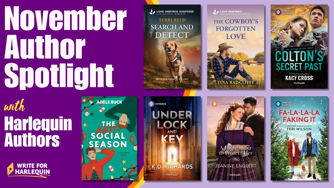 Check out The Cowboy's Forgotten Love featured on the Write For Harlequin Blog.
writeforharlequin.com/november-autho…