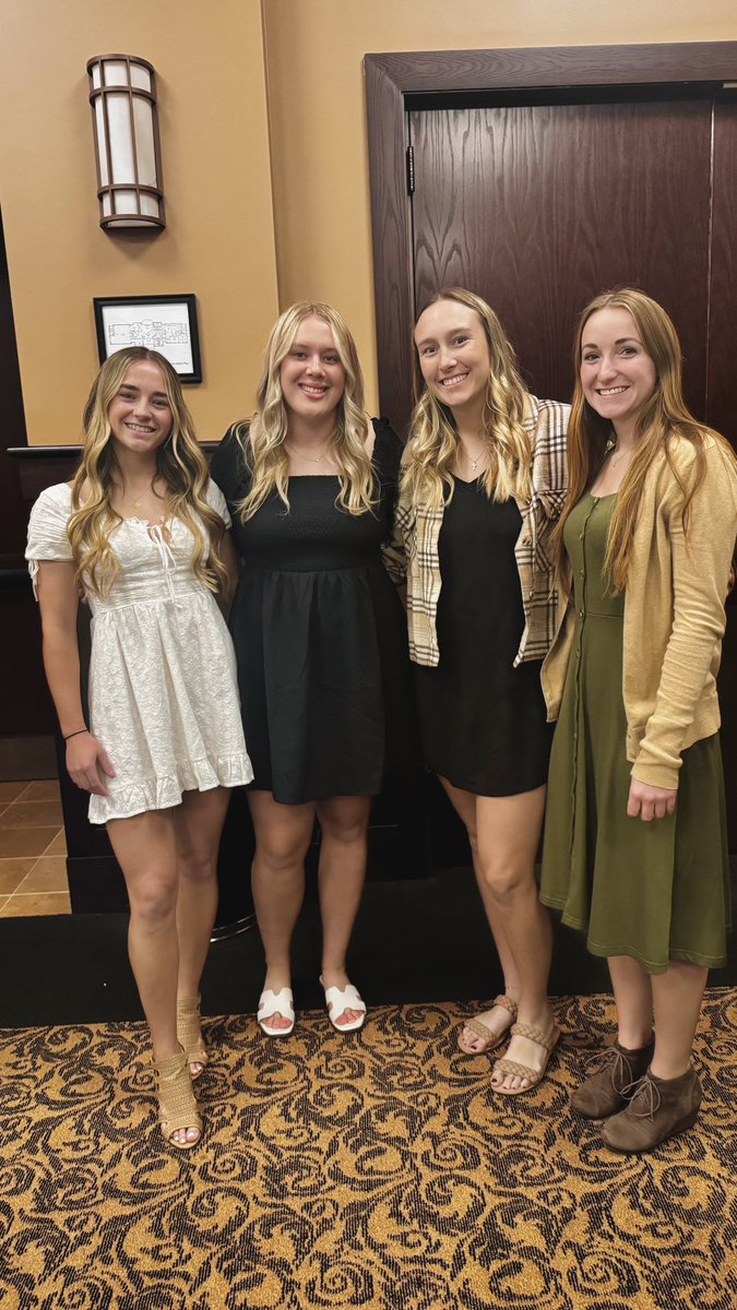 Last night our seniors were honored at the Annual Senior Banquet! Looking forward to the rest of the year and season!
