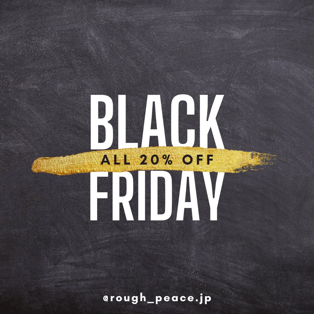 11月22日(12:00)〜24日
PayIDアプリでのご注文で「black2411」を入力で最大20%(上限1000円)オフです‼️

1度だけ使用可能なのです。
*他クーポンとの併用は不可
 予告無く終了する場合がございます

thebase.com/to_app?s=shop&… 

#古着 #古着屋 #古着コーデ #古着女子 #沖縄古着 #古着男子 #沖縄 #琉大