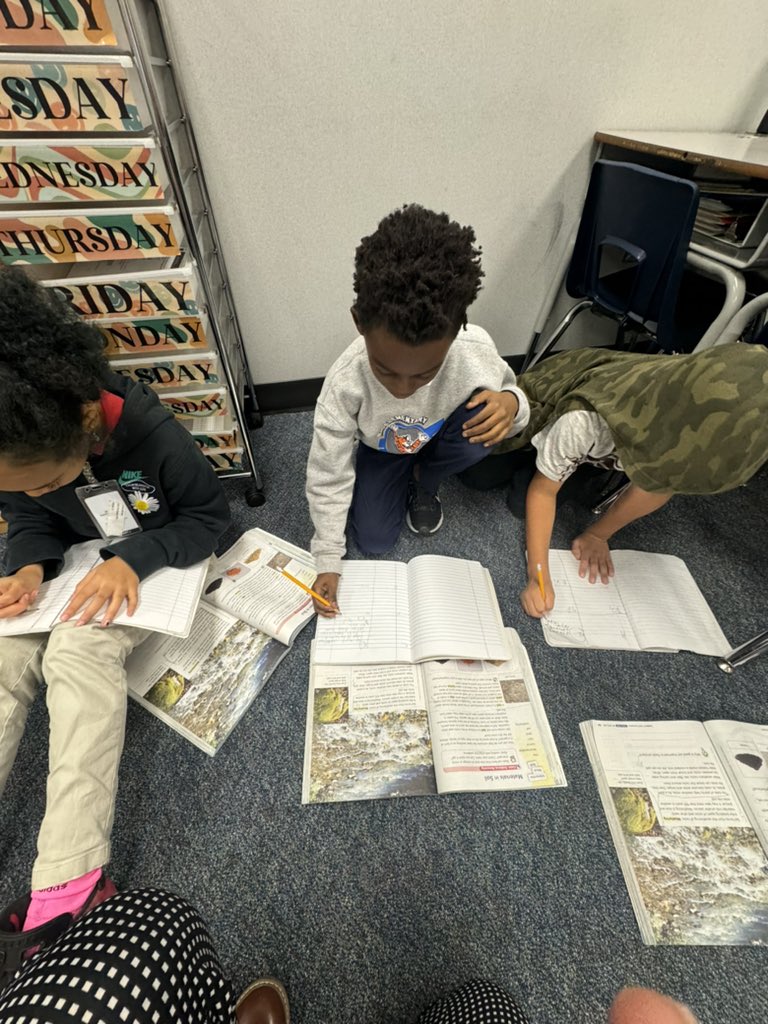 msambriz3's tweet image. My kids took learning into their own hands! Groups read an assigned paragraph and recorded the most important information from that paragraph. We then came together and discussed/recorded from our peers! 🤓 @HicksTigers @AliefScience @Villalpando_DL