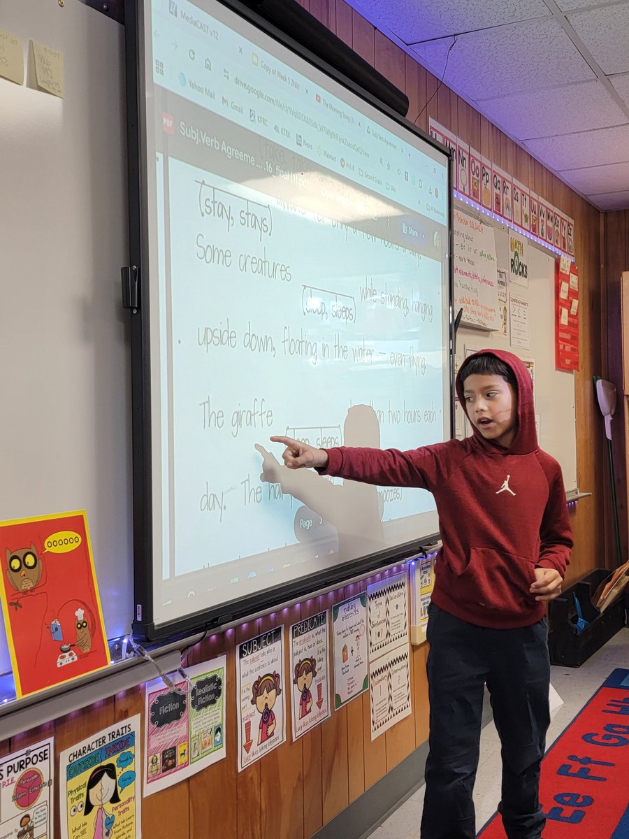I do. We do. You do. And you, my dear second grade student, can keep doing because you have the initiative to explain subject/verb agreement to your classmates. I couldn't be more proud. At <a href="/YoungPISD/">Young Elementary</a>, students take ownership of their learning. It is awesome to see. #pisdlachat
