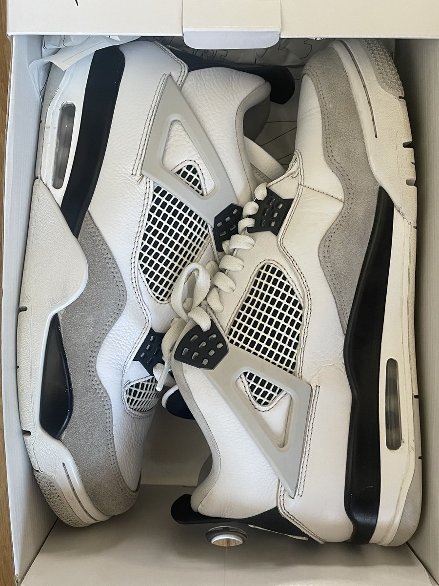 DblocDunks's tweet image. Let&apos;s start now. 

Air Jordan 4 Black Military Size 12 No Box Preowned
$149 Shipped

RP&apos;s Appreciated
DM TO PURCHASE