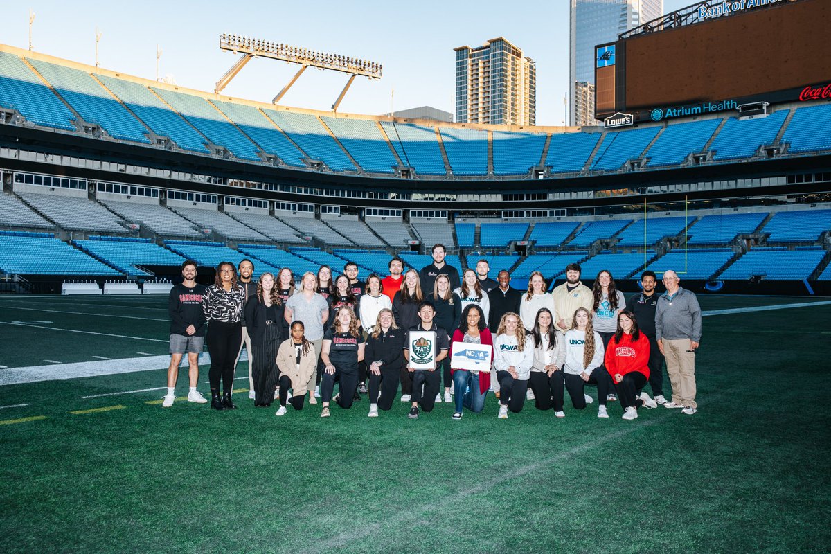 pfats_com's tweet photo. PFATS is proud to have members like Kevin King, Head Athletic Trainer for the Carolina Panthers, who hosted the Inaugural Athletic Training Student Prosperity Initiative at Bank of American stadium. Almost 30 students from 7 universities participated. https://t.co/GunI9LaMEG