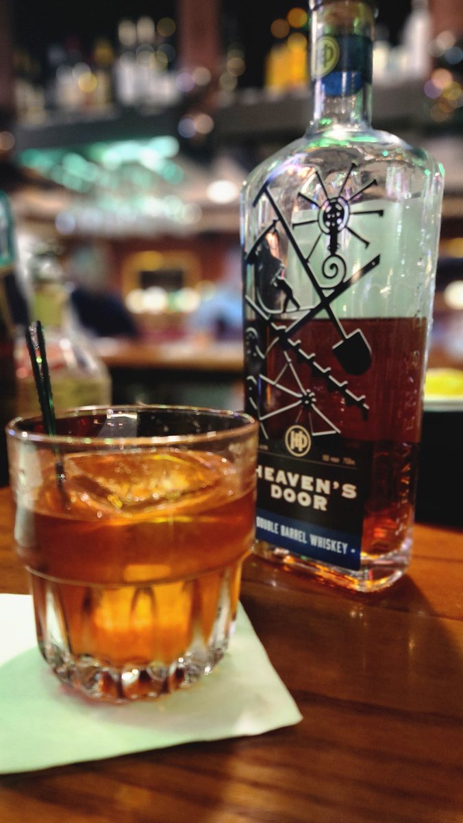 liquorphil's tweet photo. #barrelagedoldfashioned made with @heavensdoorwsky 
@Christners https://t.co/BCzTzAQqib