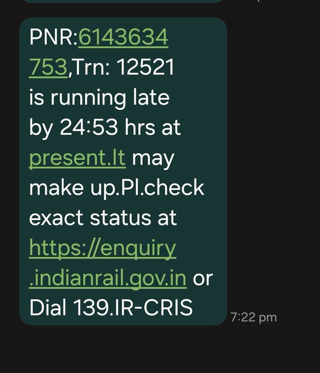 srishti791's tweet photo. Dear @IRCTCofficial, not only is the train late by a day which cost me another 2K in travel expenses, but you also need freaking 3 months to give me a refund?!

I'm definitely not patient and understanding at the moment. 

@RailMinIndia #IRCTC https://t.co/GfZxehMqmw