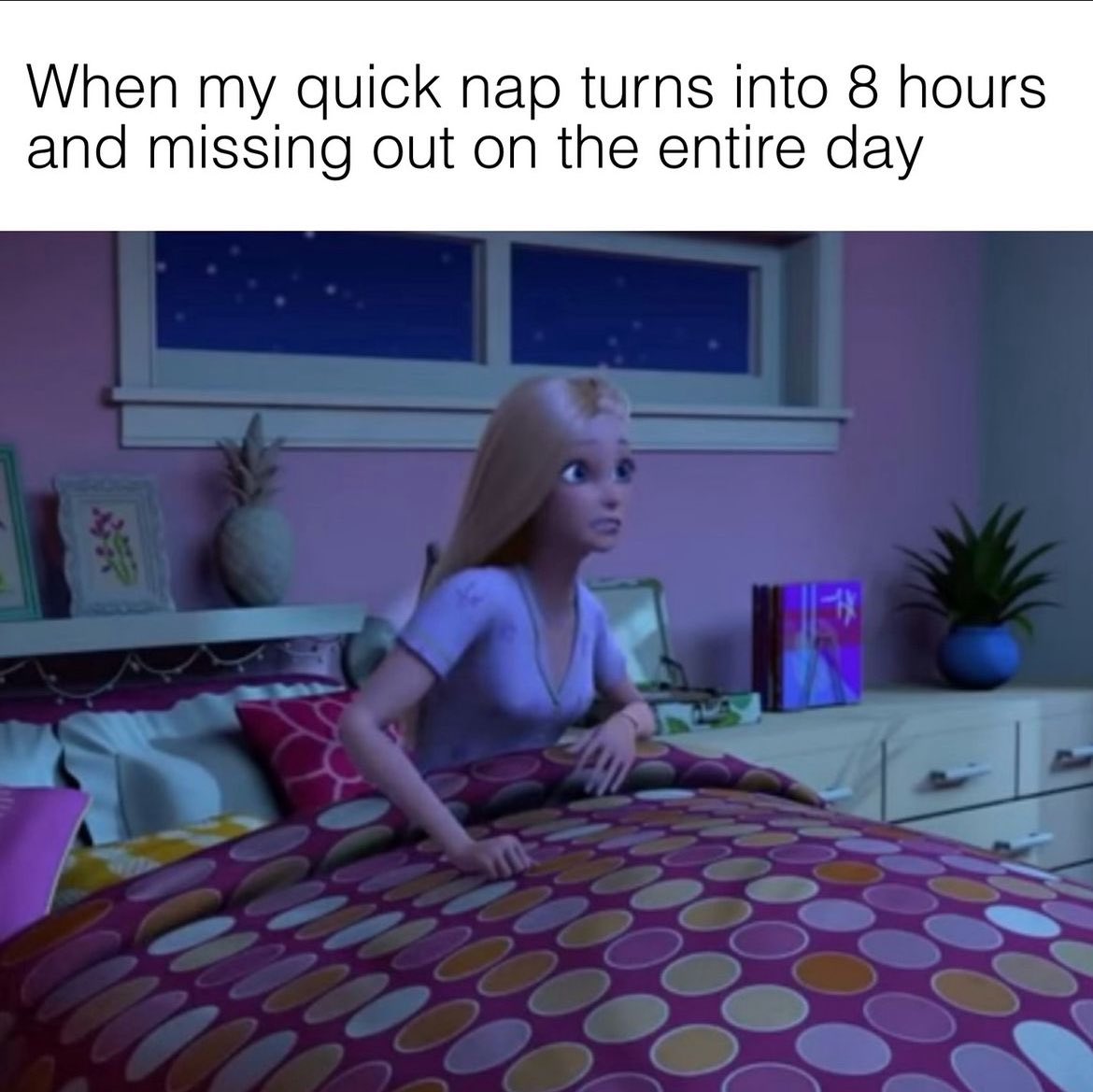 sassybabelmao's tweet photo. me thinking a “little nap” won’t ruin my sleeping schedule 😭 https://t.co/pe1OKoLl4D