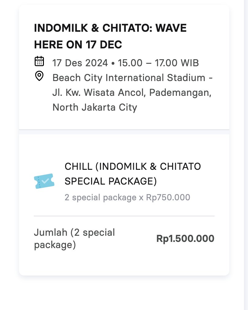 rayennixi's tweet photo. Ada yang mau section MNG Chitato CHILL 2 tix?
No fee, self payment
Siapa cepat dia dapet
#WaveHereon17Dec #NgertikanRasanya #LeadTheWave https://t.co/IEjxn3Rgkw