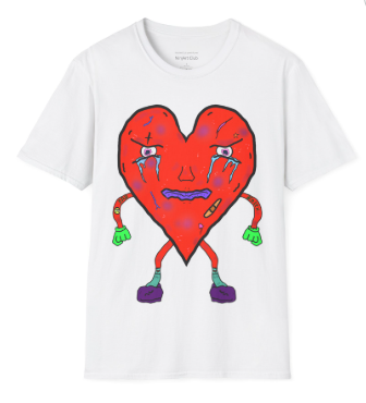 NinjartClub's tweet photo. #tshirts #tshirtdesign #tshirtshop #artelanetwork #artwork #art #products #originalart #ninja #creatures #apparel #shirts #teeshirt #clothing #style #interesting #color #sad #broken #heart #anime #character #ninjart Variety of sizes &amp; colors. https://t.co/3DmfLrnhEa https://t.co/ugtlWwKF3F