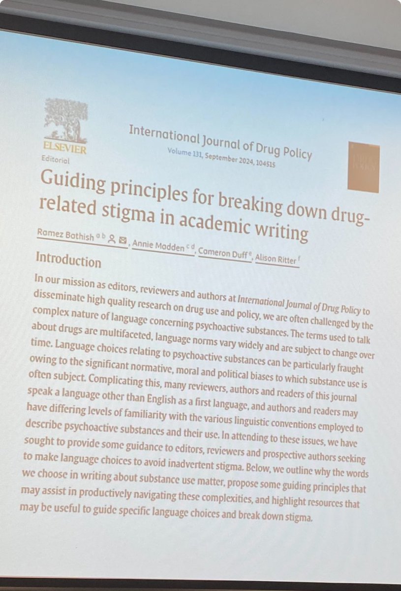 Amanda Roxburgh (@drmandaroxburgh) on Twitter photo Great to see <a href="/RamezBathish/">Ramez Bathish</a> present how academics can use less stigmatizing language in our writing #tacklingstigma2024 <a href="/MonashUni/">Monash University</a> Great to see <a href="/RamezBathish/">Ramez Bathish</a> present how academics can use less stigmatizing language in our writing #tacklingstigma2024 <a href="/MonashUni/">Monash University</a>