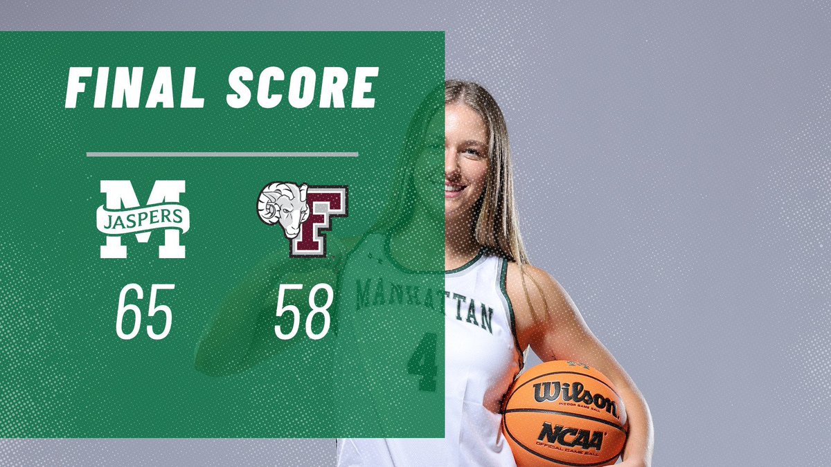 Manhattan_WBB's tweet image. Bragging rights belong in Riverdale! 

Young - career-high 20 points
Amar - season-high 16 points
Ines - 12 points 

#playGREEN 🟢 #BattleoftheBronx 🗽
