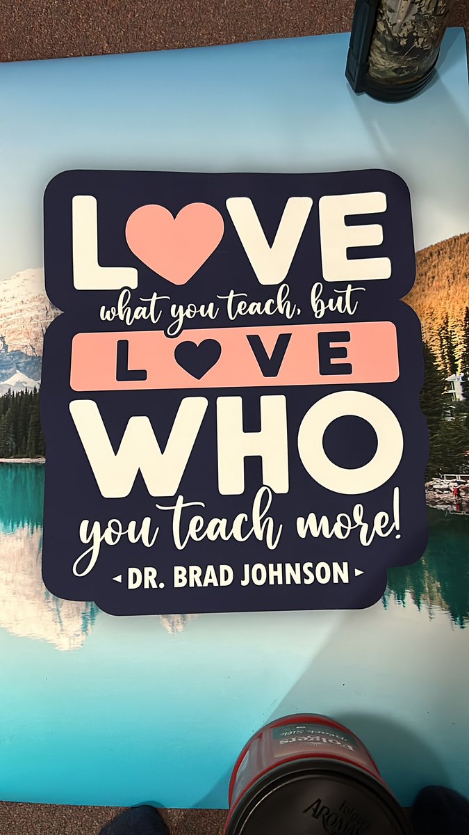 JenJkesler's tweet photo. @DrBradJohnson look 👀 what came in the mail today?!?! New classroom poster! 💙🎉
I love it! https://t.co/yfpmfiMfvs