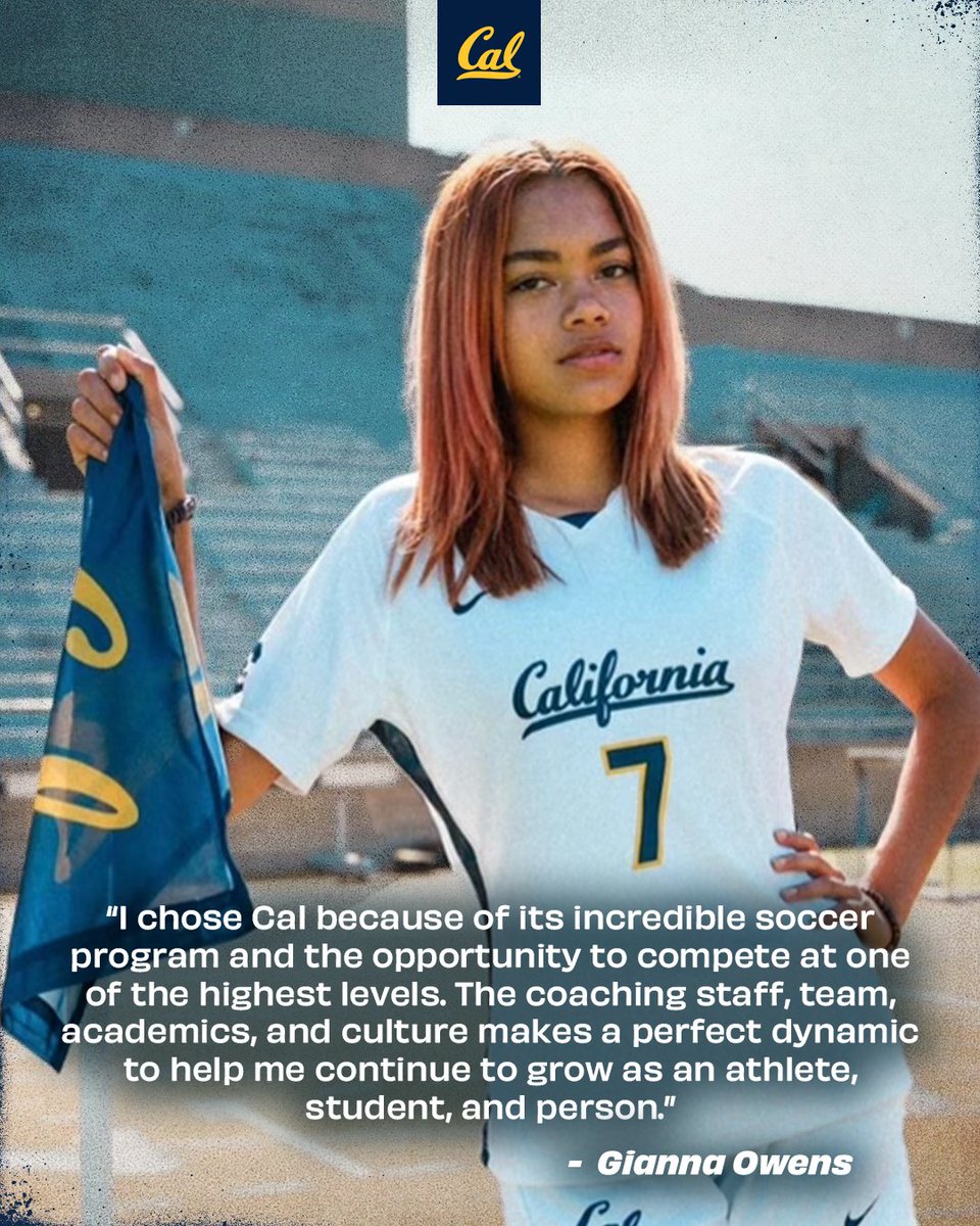 CalWSoc's tweet image. 𝑰𝒏𝒌𝒆𝒅 🖊️🐻

Welcome to the #CalFamily, Gianna Owens!

#GoBears