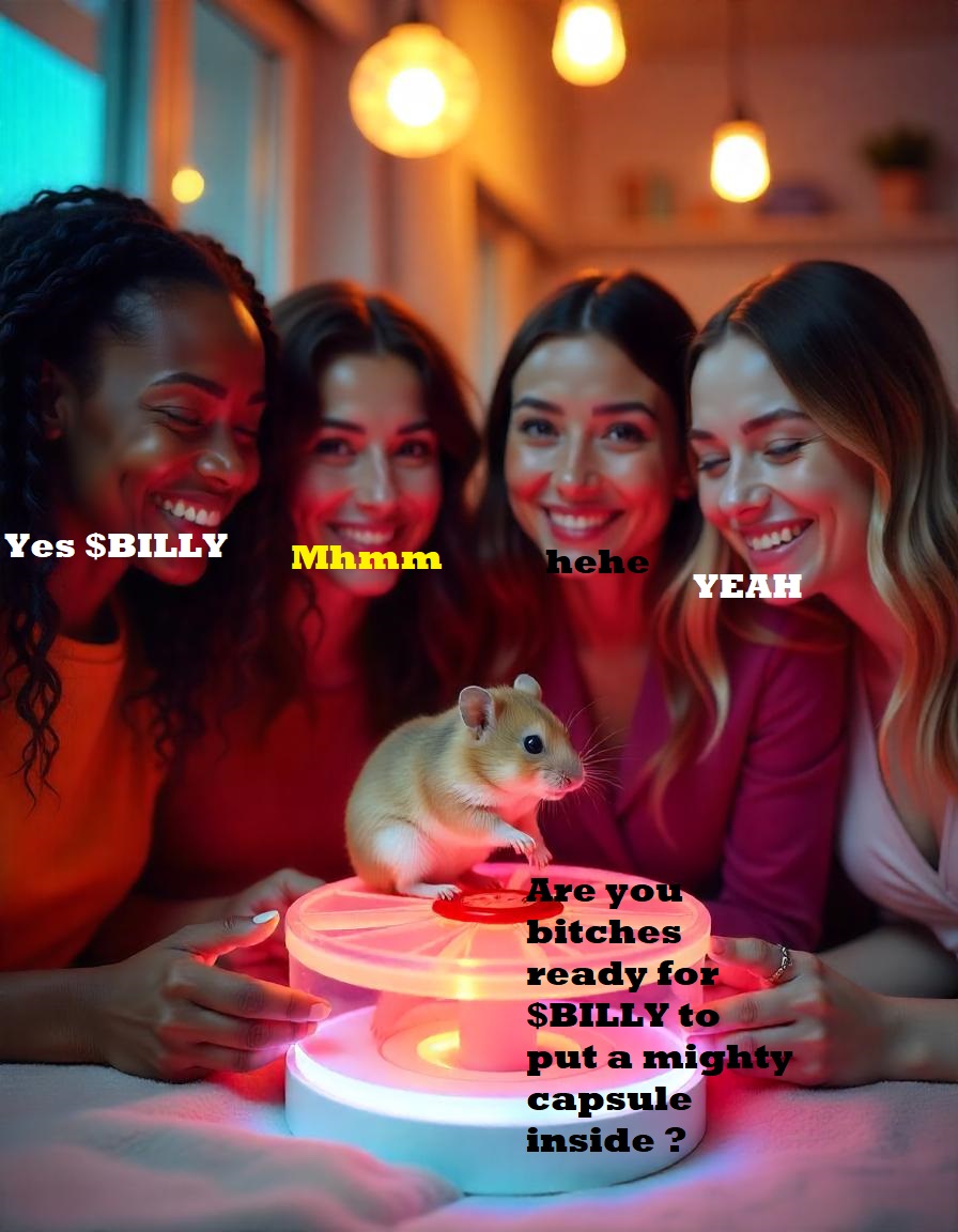 You have no idea what $BILLY is cooking🐹<a href="/billythehamster/">Billy The Hamster</a> 🐹
CA: FYszbcdKbWPDF86VphcAxvo2q3mU5fDvd6D8qAhsRxYY