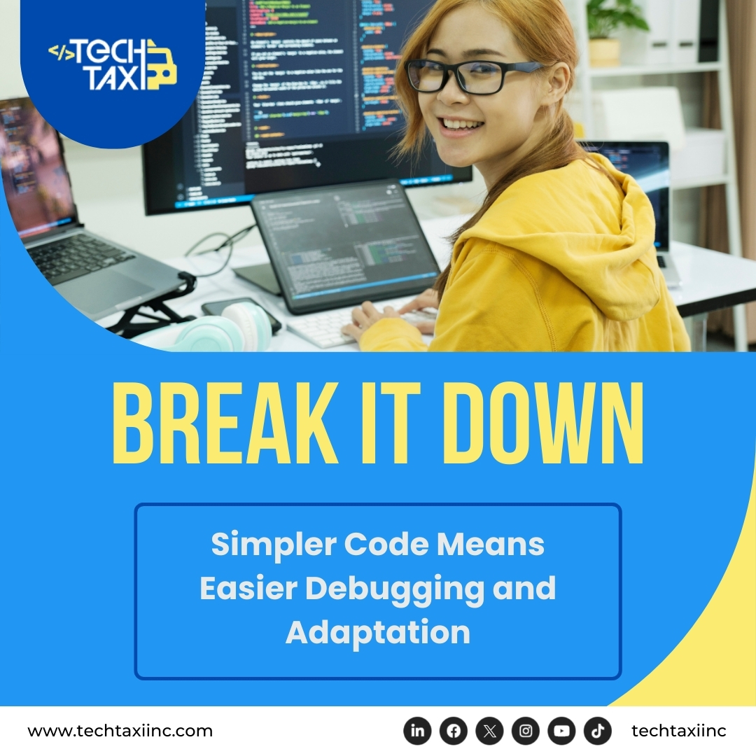 techtaxiinc's tweet image. #ProgrammingTip: Prioritize simplicity (KISS). Complicated approaches are challenging to maintain and debug.
If your code feels convoluted, pause and reevaluate its structure. Elegant and simple designs are typically more resilient and easier to scale as your project grows.