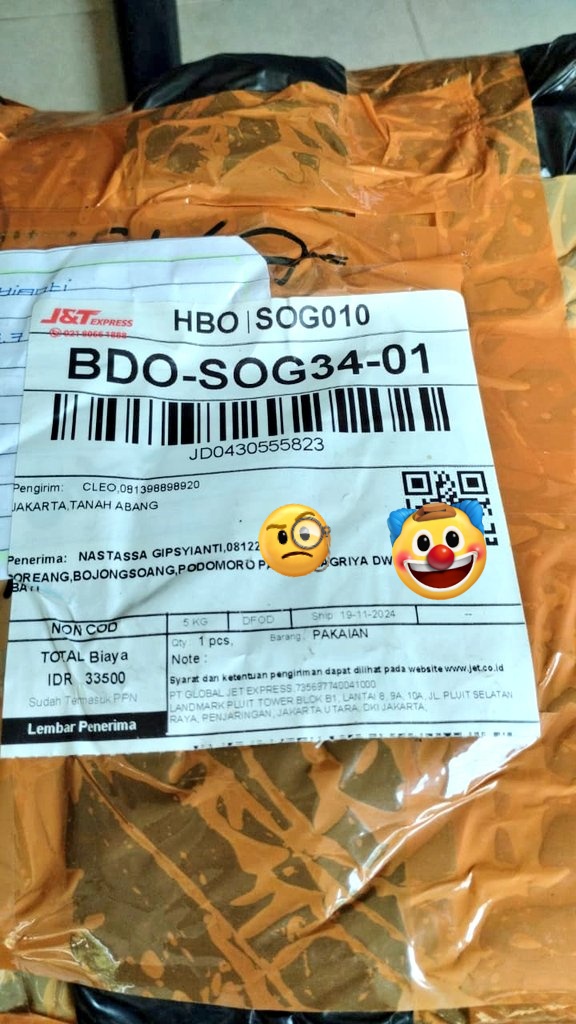 Tiba-tiba ada telp minta ongkir katanya belum bayar 🤦‍♀️

Maaf Mbaknya, itu salah tulis no telp atau bagaimana ya? #jnt 
#belanjaonline