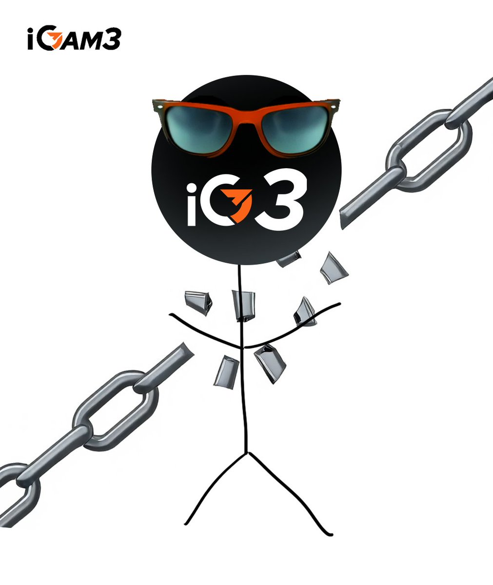 iGam3Intern's tweet photo. iGam3 is unchained. He’s a #Mascot of #iGam3 https://t.co/nlojLoAjL4