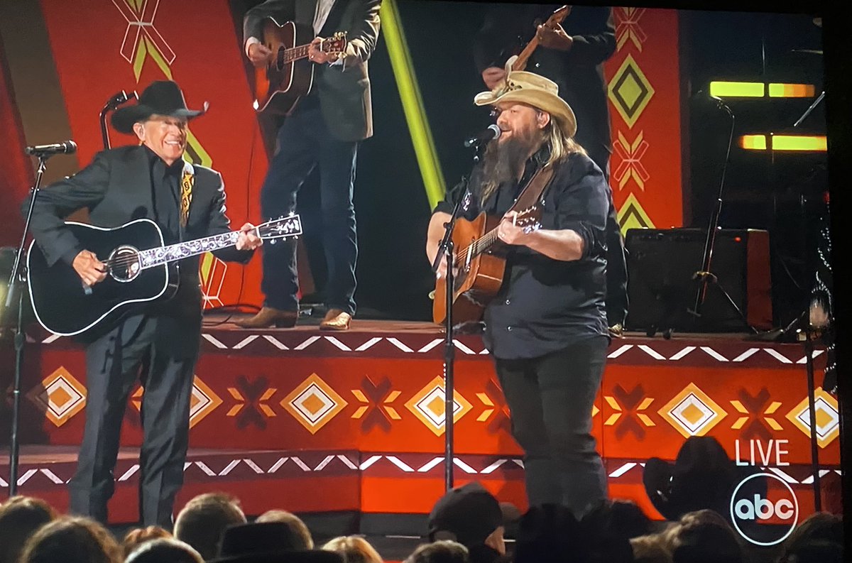BlessedUp99's tweet image. #CMAAwards2024 🤩#GeorgeStrait  #ChrisStapleton