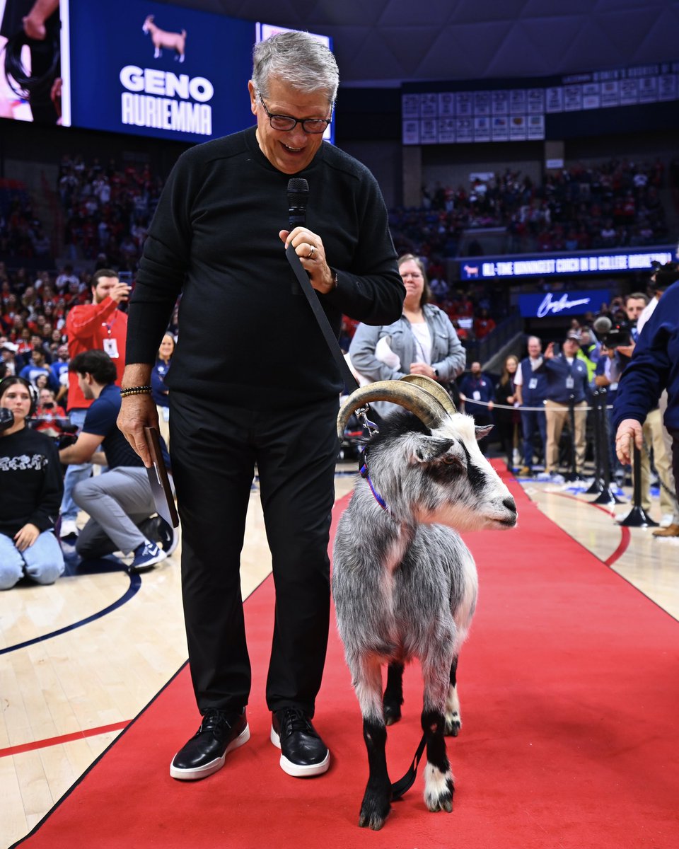 The GOAT with a goat 🐐