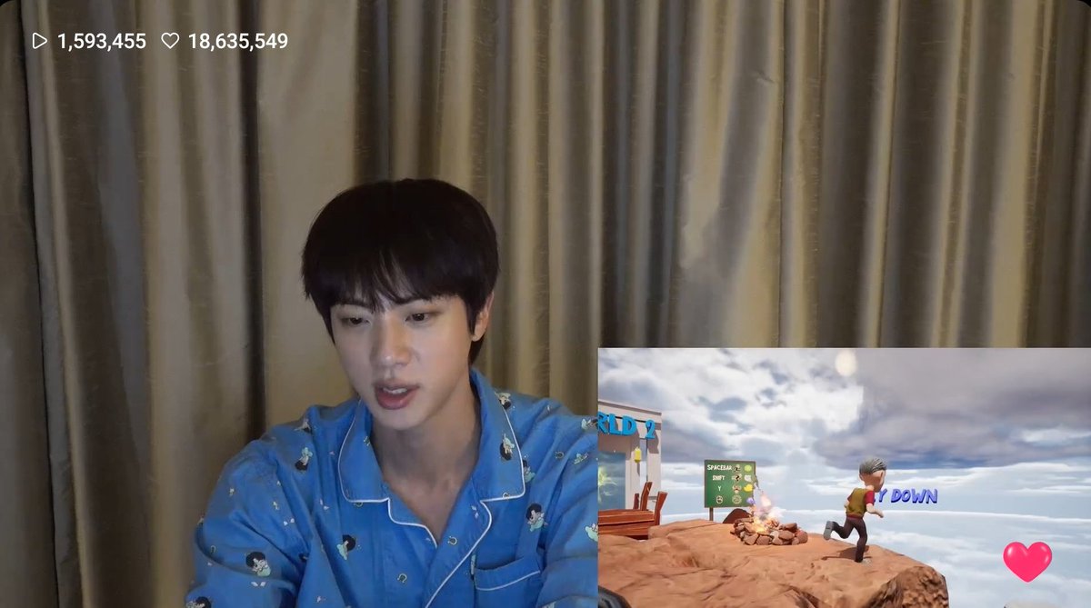 BTSxARMYGamers's tweet photo. Jin is playing a game called,
"Only Down!"
Specs and so below.
#Jin #Live #Gaming #OnlyDown #WEVERSE https://t.co/rI9IGcLuQT