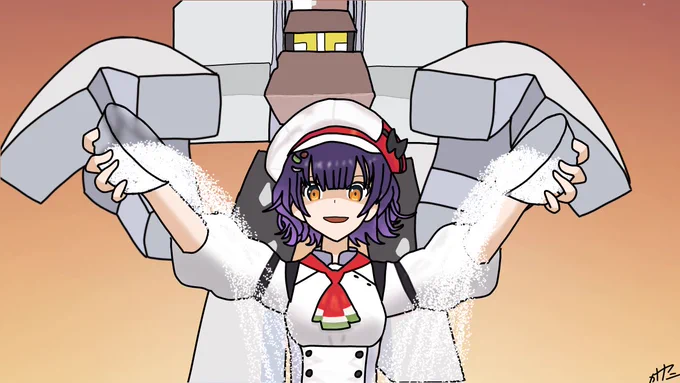 みず と はがね は より苦しむ  #すずなあーと  #すずさむね 