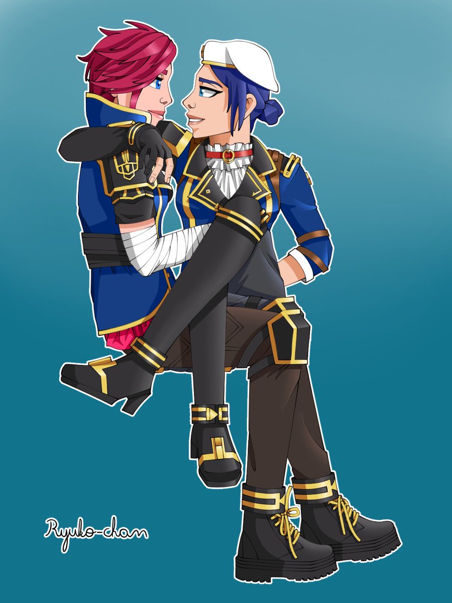 Ryukochanart27's tweet photo. With the hype of the new season I wanted to draw these two. It took me longer than I expected but I can finally publish it
#arcane #vi #CaitlynKiramman #Caitvi https://t.co/naaRmbe6na