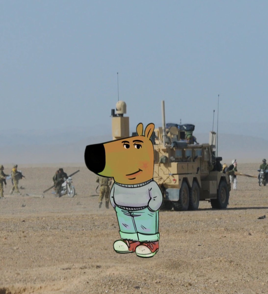 EODHappyCaptain's tweet photo. When the infantry is telling you hurry up with the IED because they don’t want to miss chow, but you’re a chill guy who enjoys MREs https://t.co/DNoGyzrTOd