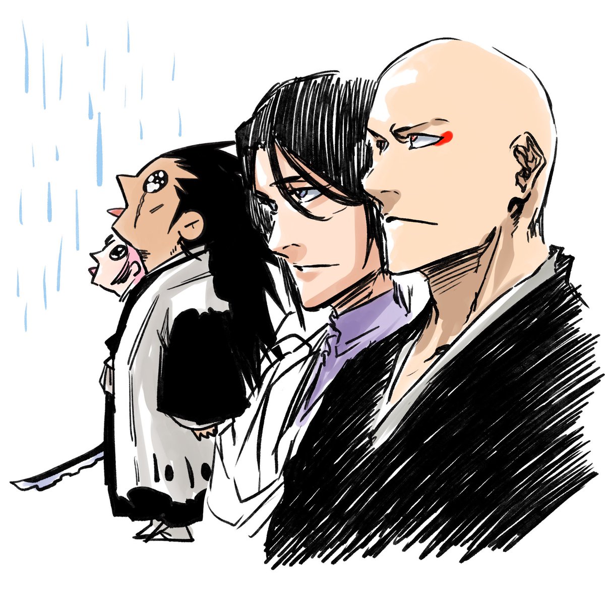 Monster_Art_'s tweet image. …켄파치 #BLEACH @MiharuSokushi