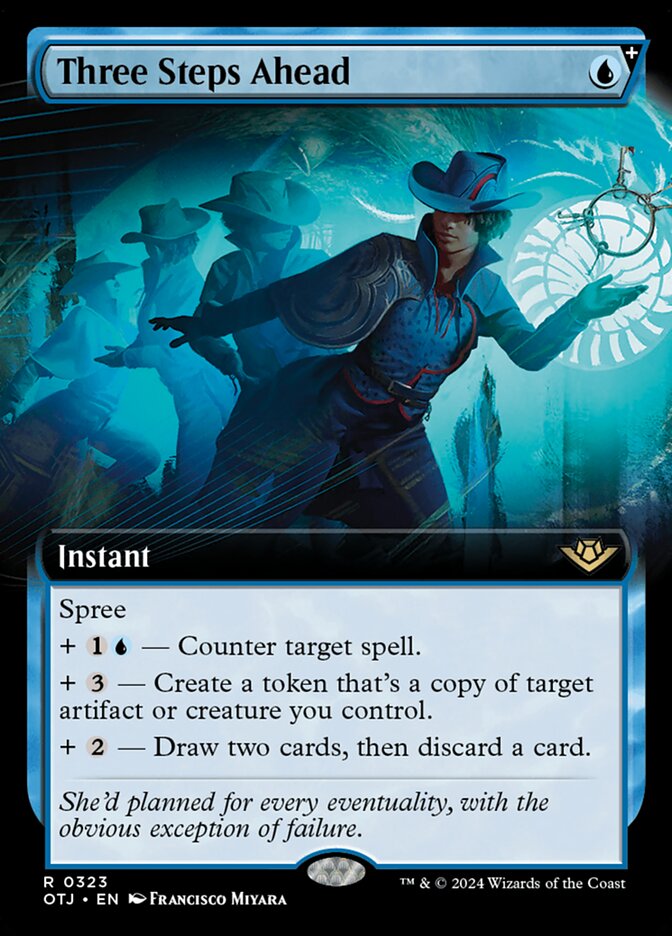 🎊Epic #MTG #GIVEAWAY Alert🎊 

Add Three Steps Ahead to your collection! 🥶💧

Here’s how to enter:
1️⃣  Like this post  ❤️
2️⃣  Retweet this post  🔁
3️⃣  Follow us (or already follow) <a href="/MtgPicks/">MTGPicks</a>🧙‍♂️

Entries close Nov 25th 5:30 EST! 

Upgrade your deck on us!  #TCG #Couterspell