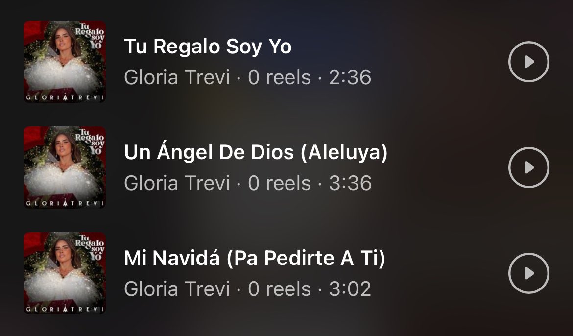 isaacxgt's tweet photo. Esta navidad @GloriaTrevi nos regalará 3 nuevas canciones navideñas: “Tu regalo soy yo”, “Un ángel de Dios” y “Mi navidá” esto el próximo 26 de noviembre.🎄✨🎅 https://t.co/F856bmovbT