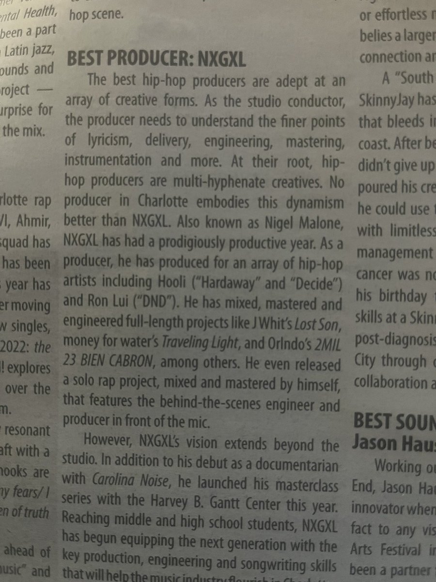 So dope to have 2 of my songs with <a href="/NxxxL/">NIGEL©</a> recognized and written up in this new article in <a href="/queencitynerve/">Queen City Nerve</a> 🔥🔥🔥