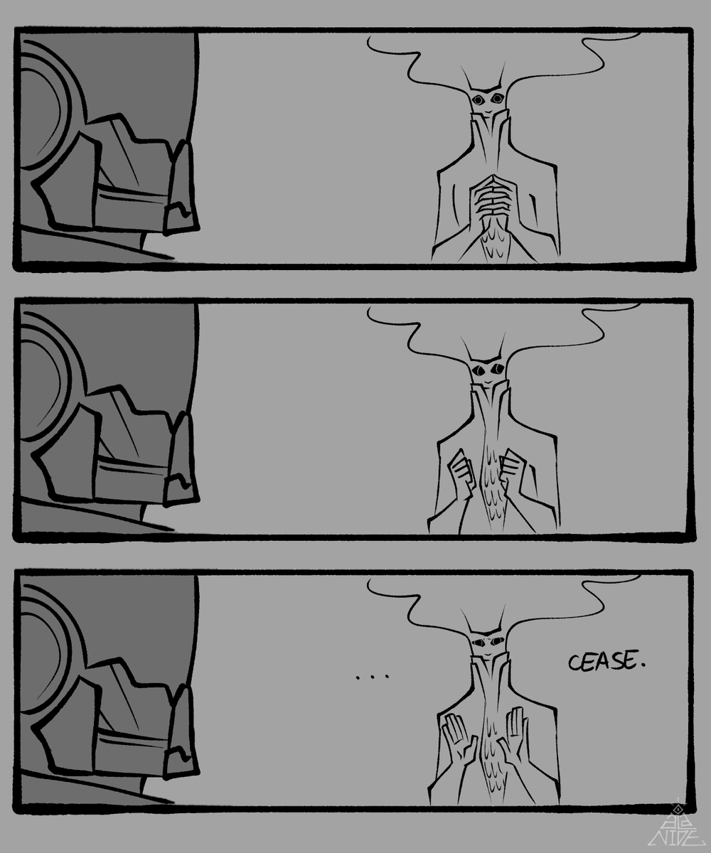 I was supposed to draw an angsty sketch comic for Caspian but this was more in character tbh

#destiny2 